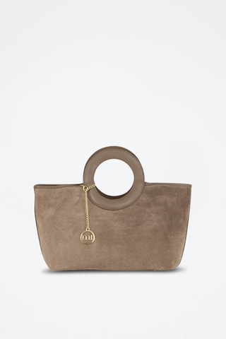 Sac à main en cuir Devoto - Taupe