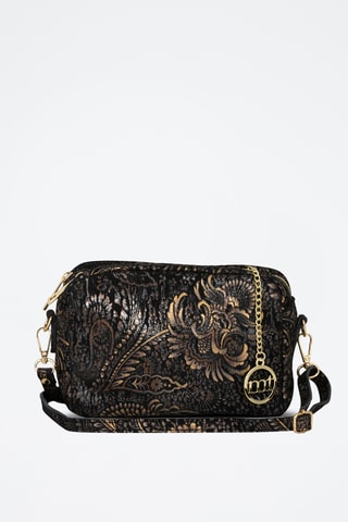 Sac bandoulière en cuir Calatafimi - Noir