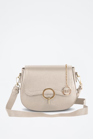Sac bandoulière en cuir Carracci - Beige