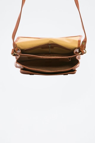 Sac bandoulière en cuir Natisone - Marron