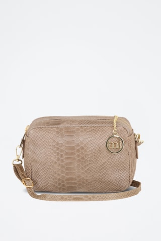 Sac bandoulière en cuir Ortles - Beige