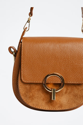 Sac à main en cuir Catona - Marron
