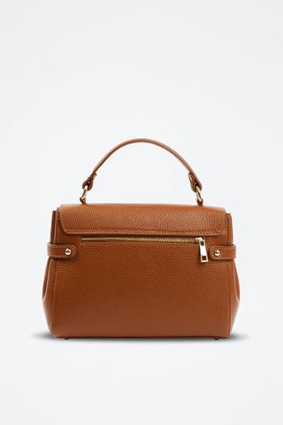 Sac à main en cuir Carza - Marron