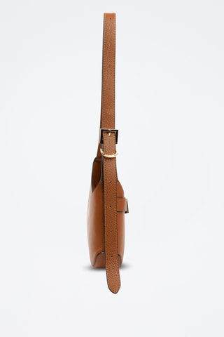Sac bandoulière en cuir Sorra - Marron