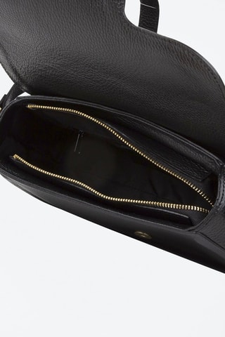 Sac bandoulière en cuir - Bleu