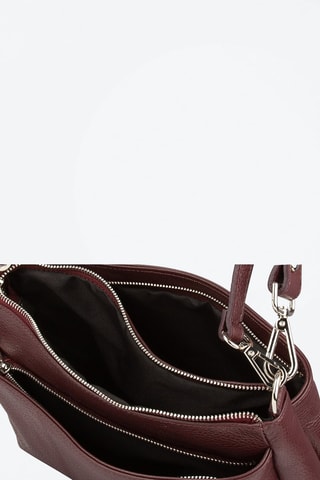 Sac porté épaule en cuir de veau - Beige