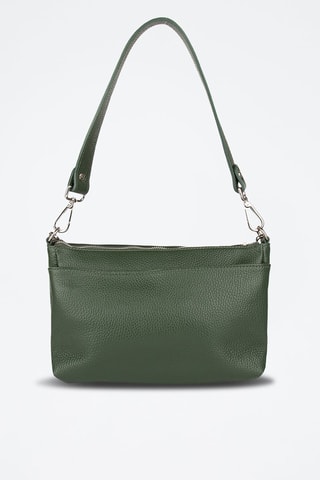 Sac porté épaule en cuir de veau - Marron