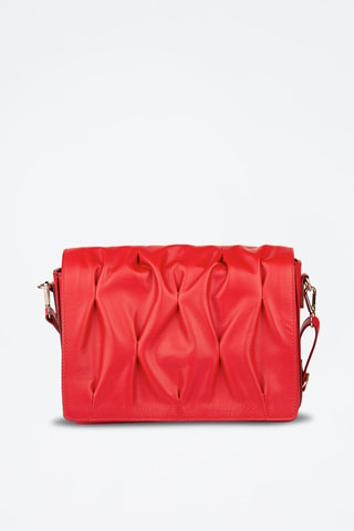 Sac bandoulière en cuir - Rouge