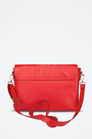 Sac bandoulière en cuir - Rouge