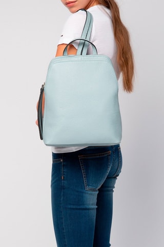 Sac à dos en cuir de veau - Beige