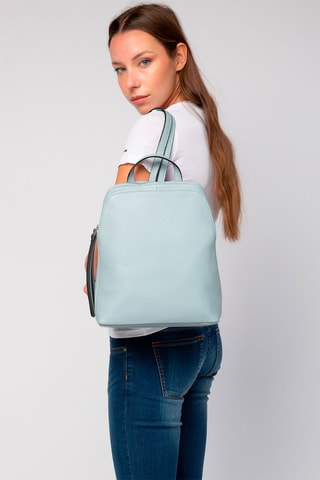 Sac à dos en cuir de veau - Beige