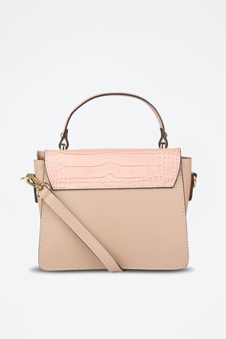 Sac à main en cuir - Argenté