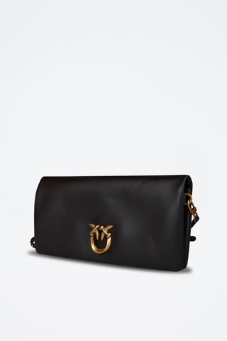 Sac porté épaule en cuir - Noir