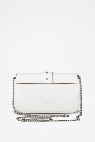 Sac porté épaule en cuir - Blanc