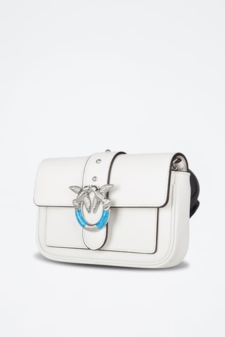 Sac porté épaule en cuir - Blanc