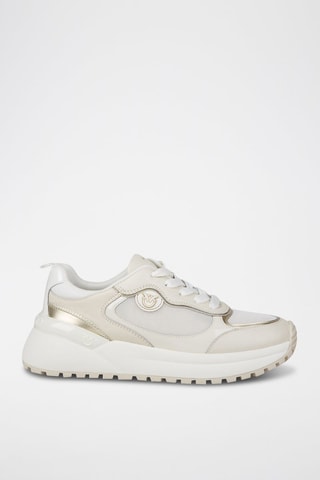 Baskets en cuir de veau - Beige