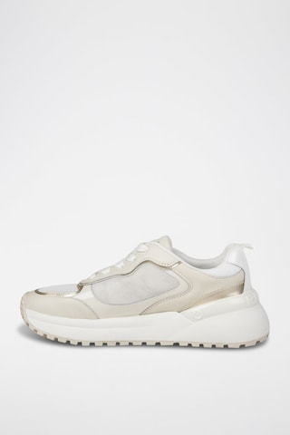Baskets en cuir de veau - Beige