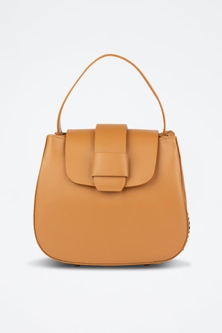 Sac bandoulière en cuir de chèvre - Blanc