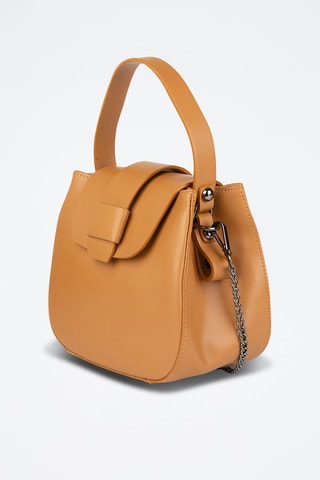 Sac bandoulière en cuir de chèvre - Blanc