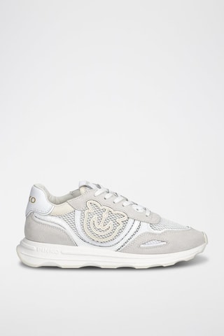 Baskets en nubuck - Blanc