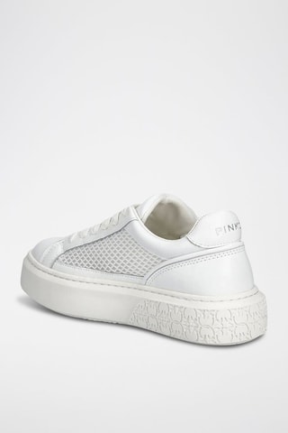 Baskets plateformes en cuir - Blanc