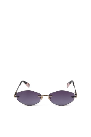 Lunettes de soleil femme - Doré rose