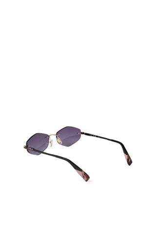 Lunettes de soleil femme - Doré rose