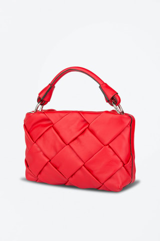 Sac bandoulière en cuir de veau - Bleu