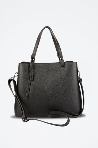 Sac à main en cuir de veau - Noir