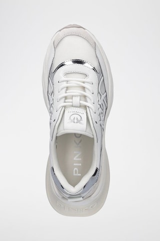 Baskets plateformes en cuir - Blanc
