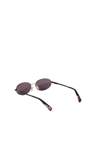 Lunettes de soleil femme - Doré rose