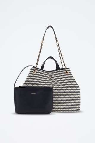 Cabas et pochette - Bleu marine