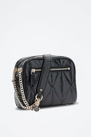 Sac bandoulière Aldina - Noir et doré