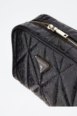 Sac bandoulière Aldina - Noir et doré