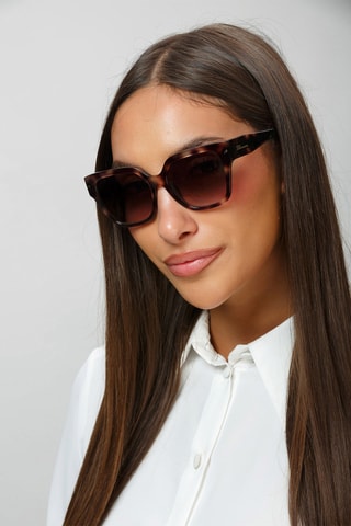 Lunettes de soleil femme - Catégorie 3 - Blumarine - Marron
