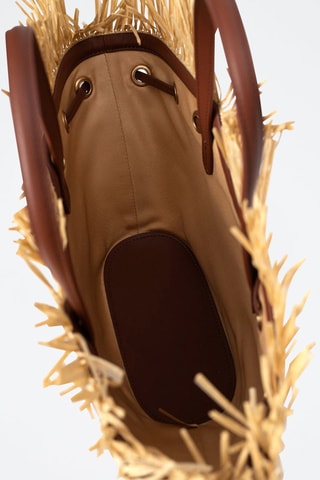 Cabas Pagoda - Beige et marron