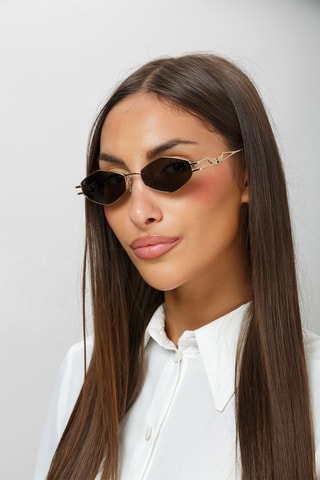 Lunettes de soleil femme - Catégorie 3 - Zadig & Voltaire - Doré rose