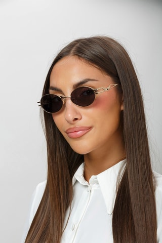 Lunettes de soleil femme - Catégorie 3 - Zadig & Voltaire - Doré rose