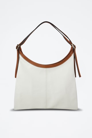 Cabas en cuir - Blanc