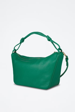 Sac porté épaule en cuir - Vert