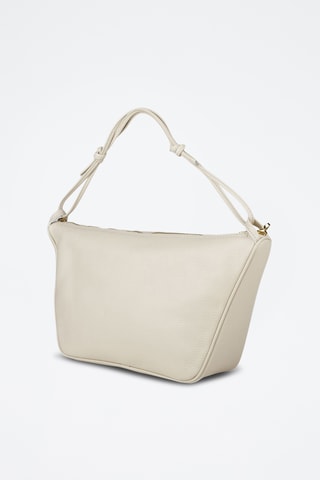 Sac porté épaule en cuir - Beige