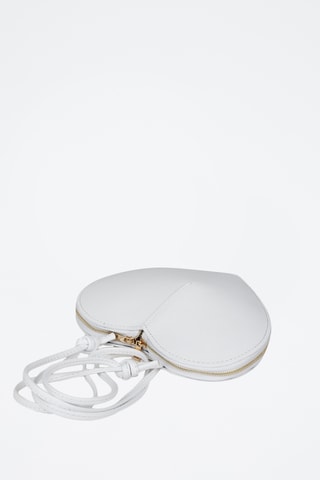 Sac porté épaule en cuir - Blanc