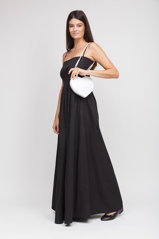 Sac porté épaule en cuir - Blanc