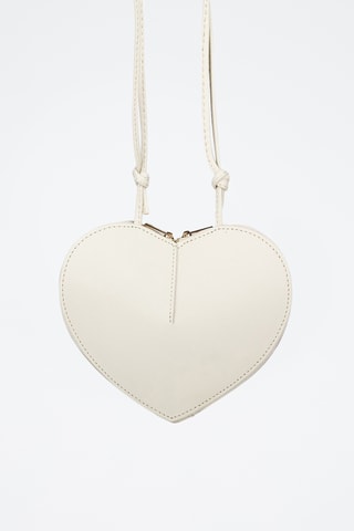 Sac porté épaule en cuir - Blanc