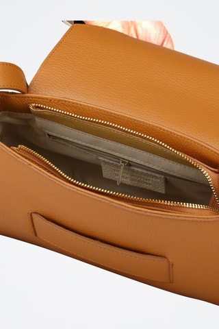 Sac porté épaule en cuir - Marron