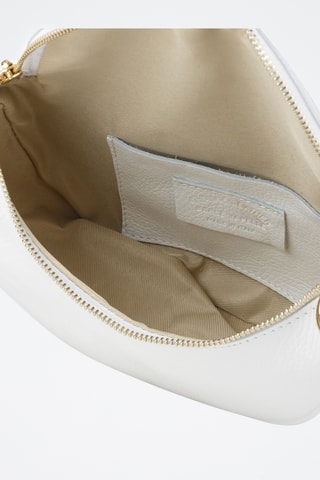 Sac porté épaule en cuir - Blanc