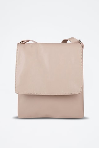 Sac bandoulière en cuir - Beige