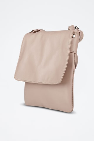 Sac bandoulière en cuir - Beige