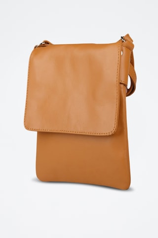 Sac bandoulière en cuir - Marron