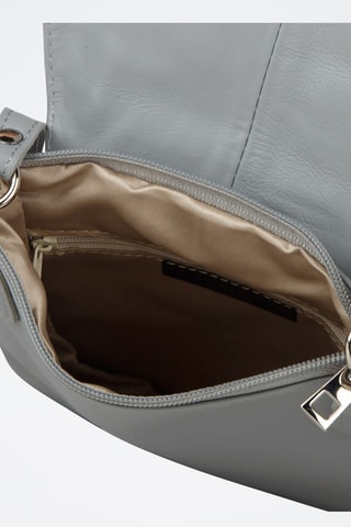 Sac bandoulière en cuir - Beige